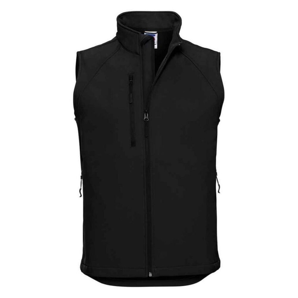 Russell Mens Softshell Vest / Black
